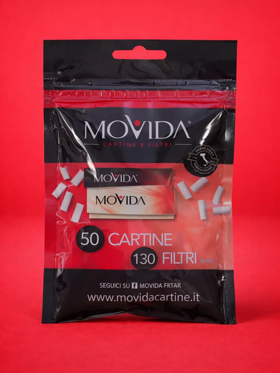 BOX DA 30 BUSTE CON 50 CARTINE 14g + 130 FILTRI 6MM