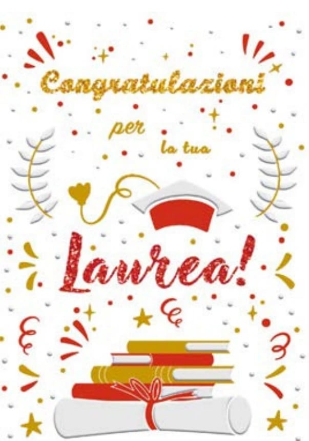 Auguri laurea — 12 biglietti assortiti