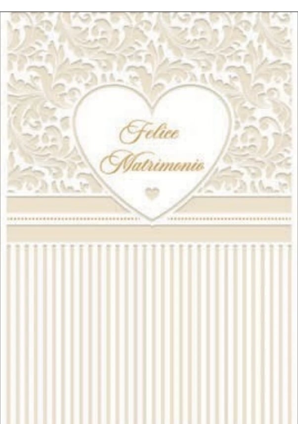 Felice matrimonio — 12 biglietti assortiti