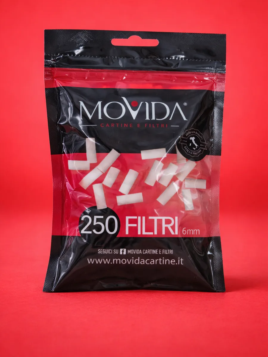 BOX DA 18 BUSTE 250 FILTRI 6mm