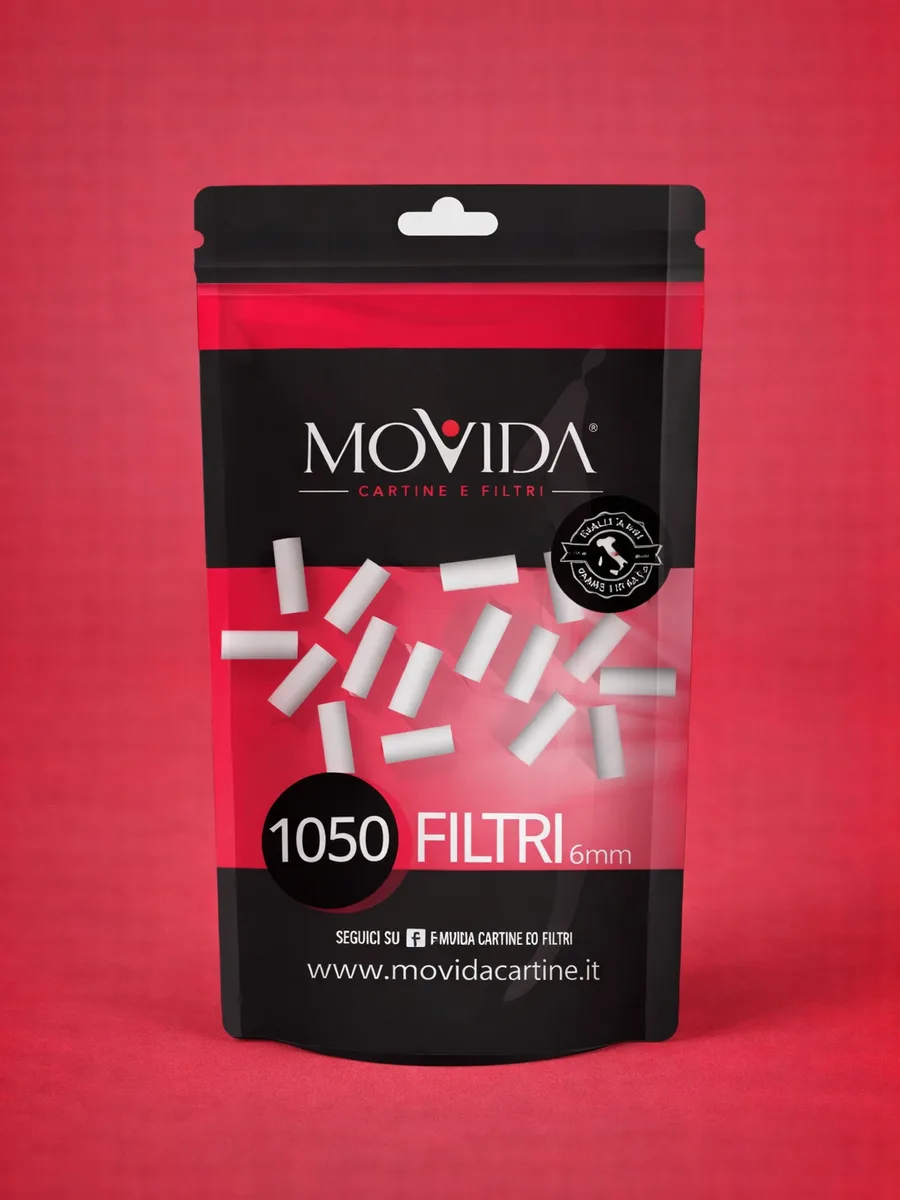 BOX DA 20 BUSTE 1050 FILTRI 6mm