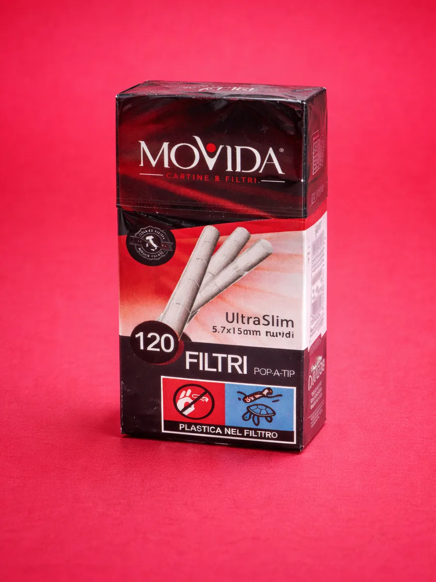 BOX DA 20 SCATOLINE 120 FILTRI POP-A-TIP ULTRASLIM 5,7 X 15MM RUVIDI