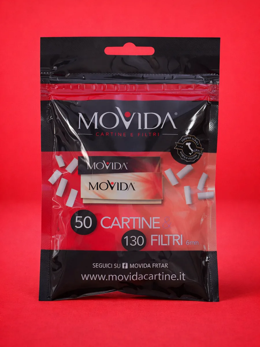 BOX DA 30 BUSTE CON 50 CARTINE 14g + 130 FILTRI 6MM