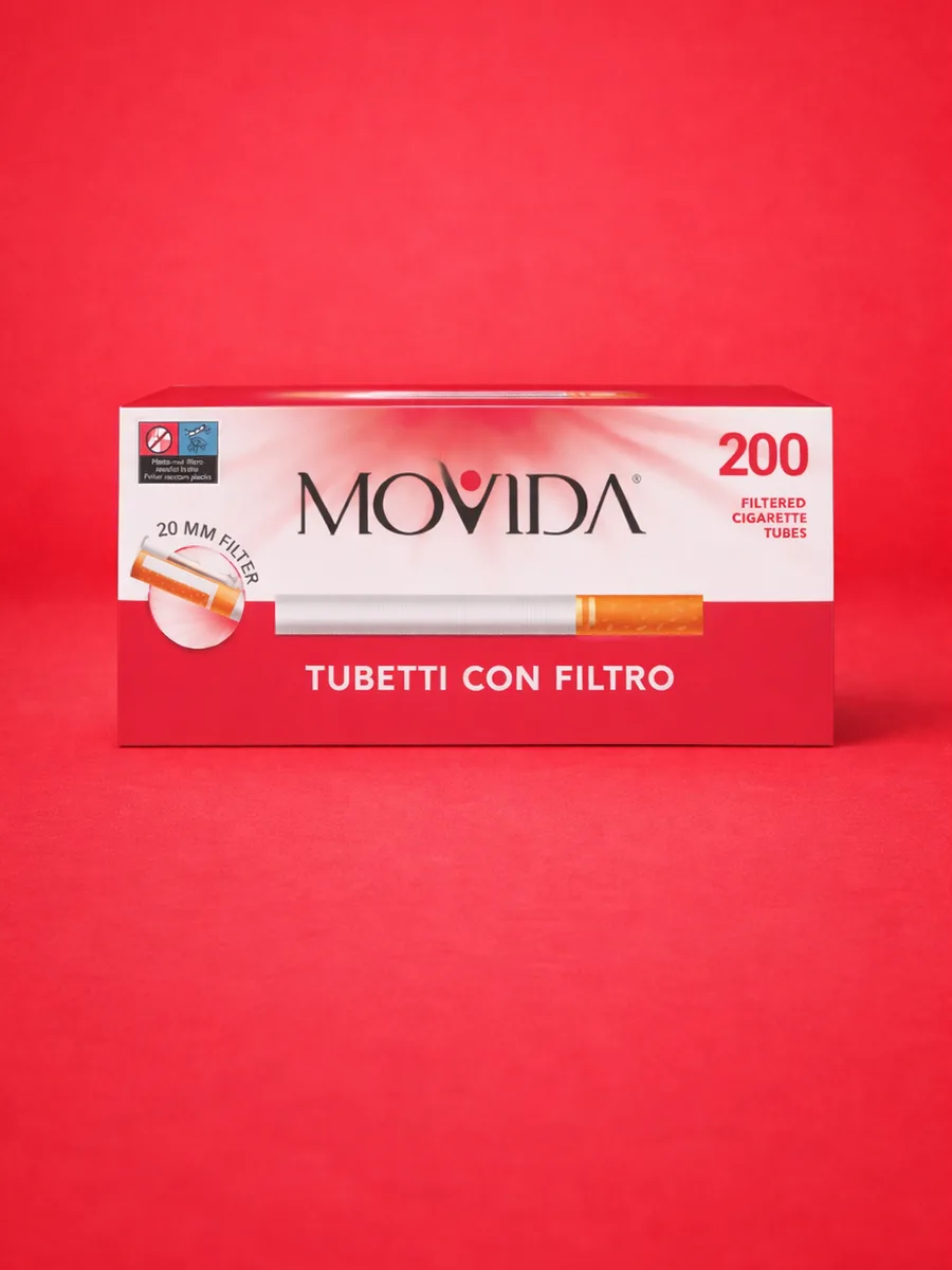 SCATOLA TUBI FILTRO DA 20MM – BLISTER DA 5 CONFEZIONI