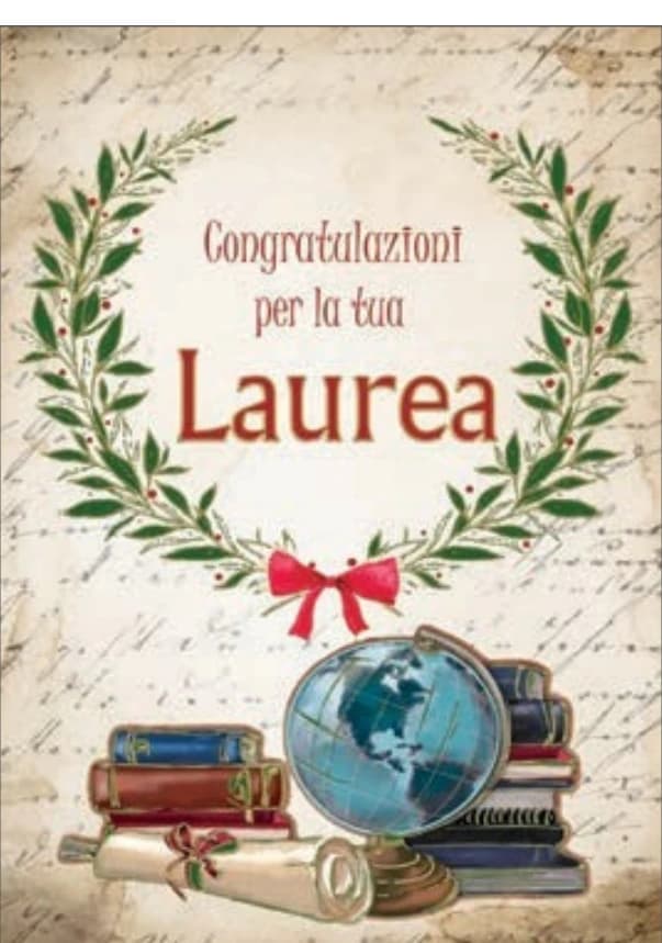 Auguri laurea — fronte FA00157AL/A