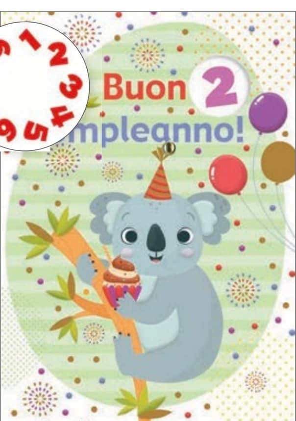 Buon compleanno bimbi — fronte FA00199BC/A