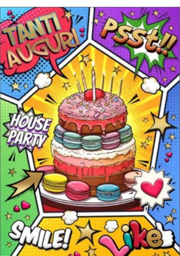 Buon compleanno comics — fronte FA00209BC/A