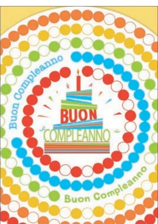Buon compleanno — fronte FA00232BC/A