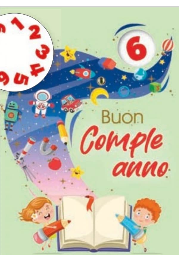 Buon compleanno scuola — fronte FA00234BC/A