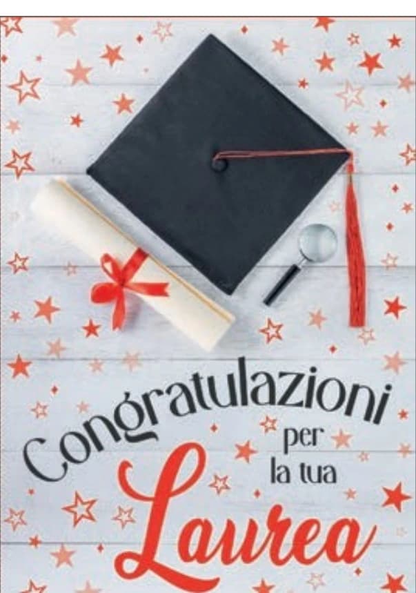 Congratulazioni laurea — fronte FA00257AL/A