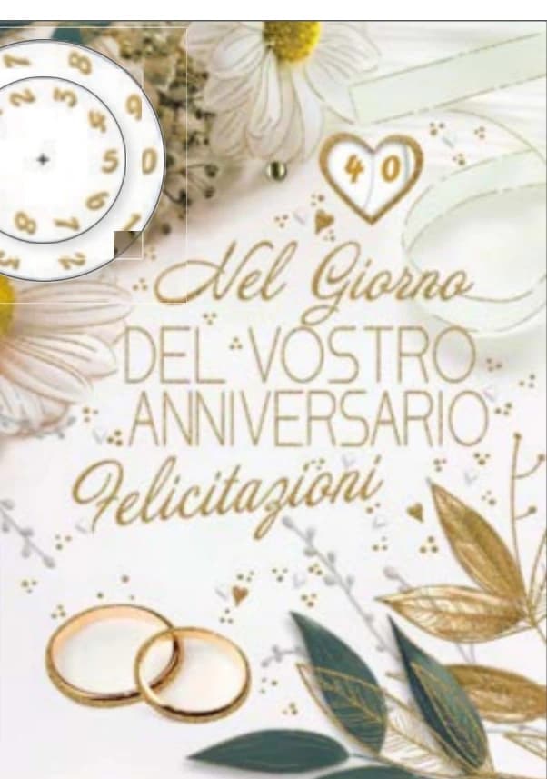 Felice anniversario — fronte FE10169FA/A