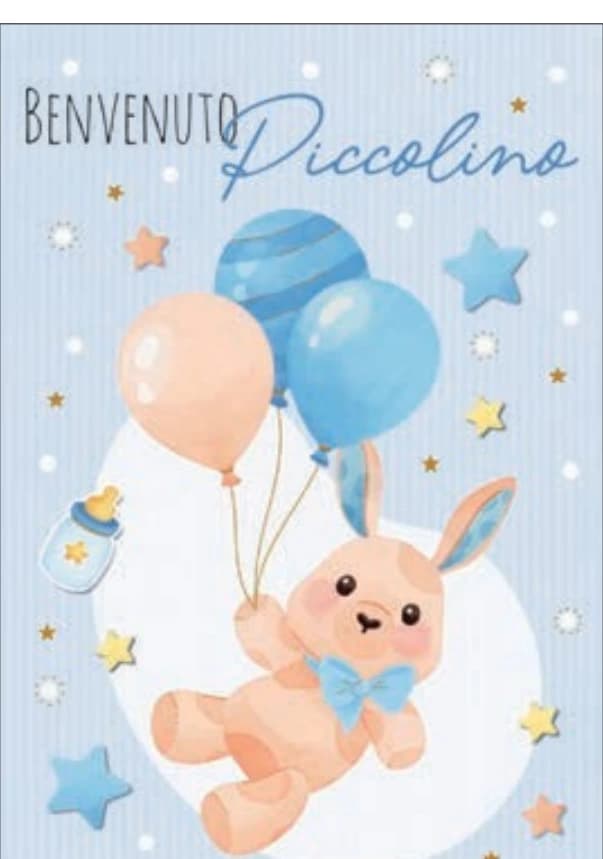 Lieto evento azzurro — fronte FE10194LE/A